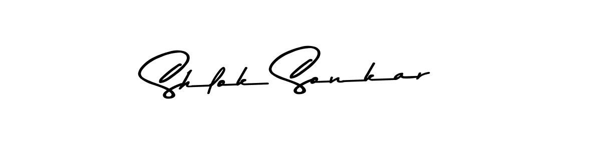 The best way (Asem Kandis PERSONAL USE) to make a short signature is to pick only two or three words in your name. The name Shlok Sonkar include a total of six letters. For converting this name. Shlok Sonkar signature style 9 images and pictures png