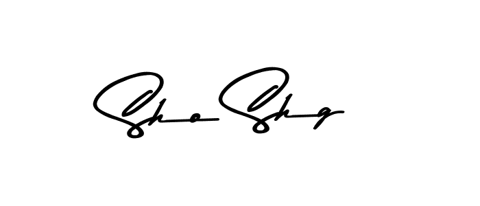 How to Draw Sho Shg signature style? Asem Kandis PERSONAL USE is a latest design signature styles for name Sho Shg. Sho Shg signature style 9 images and pictures png