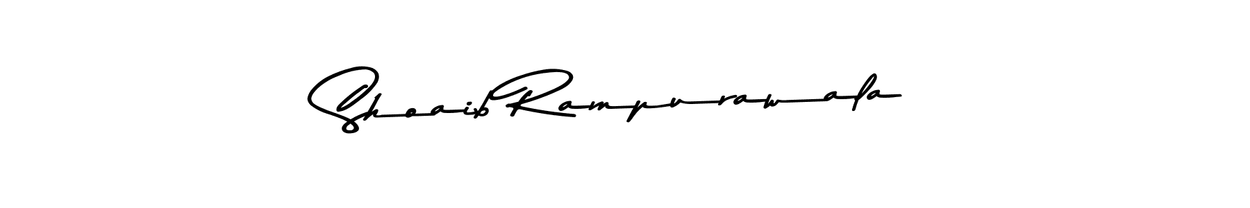 Shoaib Rampurawala stylish signature style. Best Handwritten Sign (Asem Kandis PERSONAL USE) for my name. Handwritten Signature Collection Ideas for my name Shoaib Rampurawala. Shoaib Rampurawala signature style 9 images and pictures png