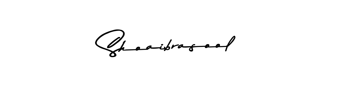 Make a beautiful signature design for name Shoaibrasool. With this signature (Asem Kandis PERSONAL USE) style, you can create a handwritten signature for free. Shoaibrasool signature style 9 images and pictures png