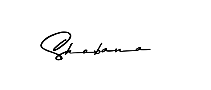 How to make Shobana name signature. Use Asem Kandis PERSONAL USE style for creating short signs online. This is the latest handwritten sign. Shobana signature style 9 images and pictures png