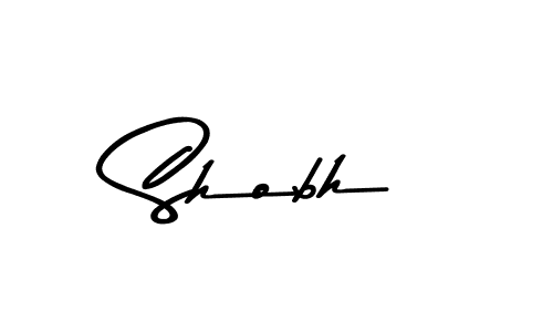 Design your own signature with our free online signature maker. With this signature software, you can create a handwritten (Asem Kandis PERSONAL USE) signature for name Shobh. Shobh signature style 9 images and pictures png