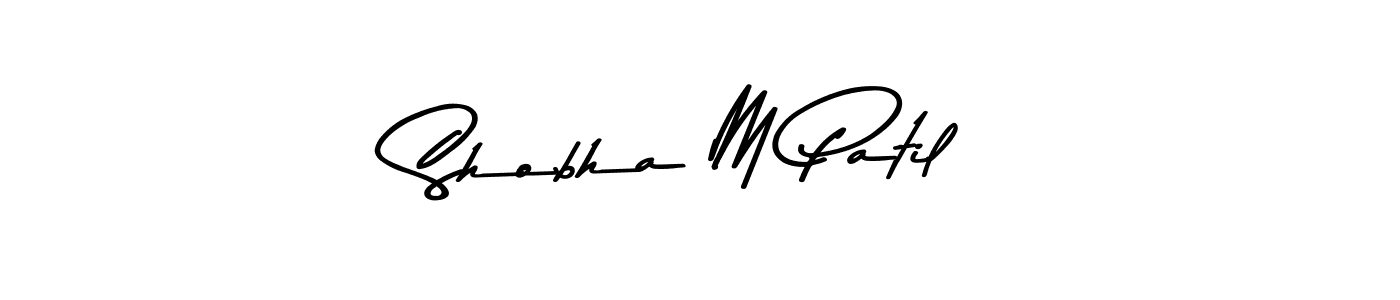 The best way (Asem Kandis PERSONAL USE) to make a short signature is to pick only two or three words in your name. The name Shobha M Patil include a total of six letters. For converting this name. Shobha M Patil signature style 9 images and pictures png