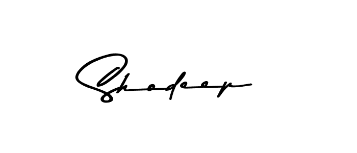 How to make Shodeep signature? Asem Kandis PERSONAL USE is a professional autograph style. Create handwritten signature for Shodeep name. Shodeep signature style 9 images and pictures png