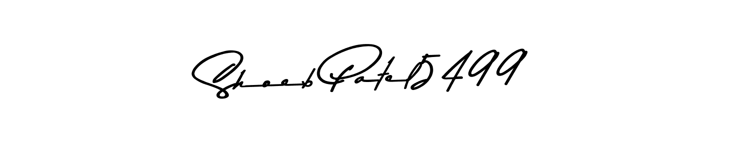 Make a beautiful signature design for name Shoeb Patel5499. With this signature (Asem Kandis PERSONAL USE) style, you can create a handwritten signature for free. Shoeb Patel5499 signature style 9 images and pictures png