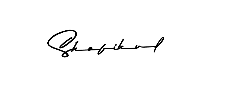 Use a signature maker to create a handwritten signature online. With this signature software, you can design (Asem Kandis PERSONAL USE) your own signature for name Shofikul. Shofikul signature style 9 images and pictures png