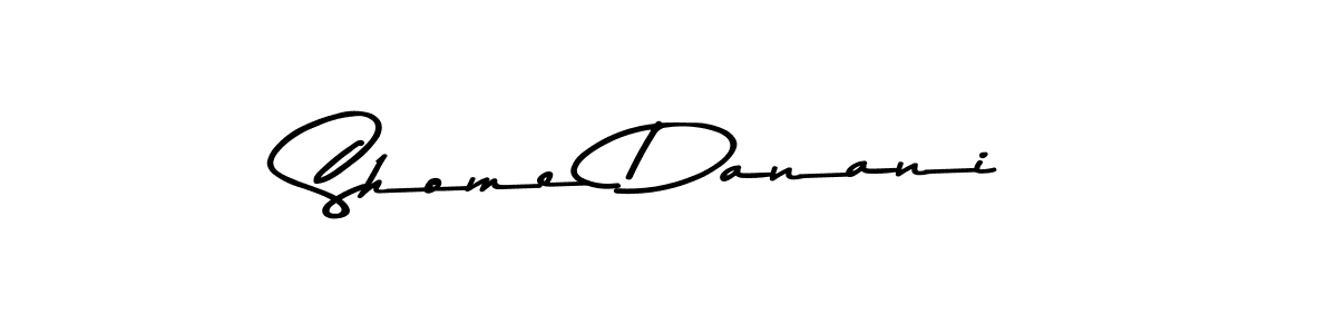 How to make Shome Danani signature? Asem Kandis PERSONAL USE is a professional autograph style. Create handwritten signature for Shome Danani name. Shome Danani signature style 9 images and pictures png