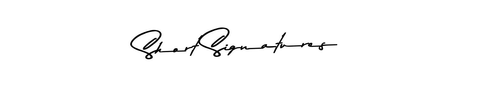 Also You can easily find your signature by using the search form. We will create Short Signatures name handwritten signature images for you free of cost using Asem Kandis PERSONAL USE sign style. Short Signatures signature style 9 images and pictures png