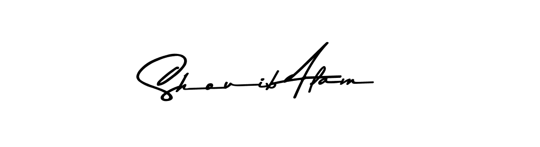 Make a beautiful signature design for name Shouib Alam. With this signature (Asem Kandis PERSONAL USE) style, you can create a handwritten signature for free. Shouib Alam signature style 9 images and pictures png