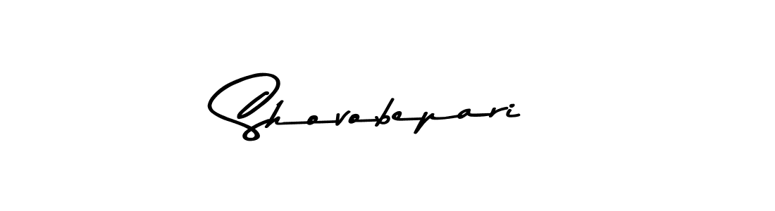 Design your own signature with our free online signature maker. With this signature software, you can create a handwritten (Asem Kandis PERSONAL USE) signature for name Shovobepari. Shovobepari signature style 9 images and pictures png