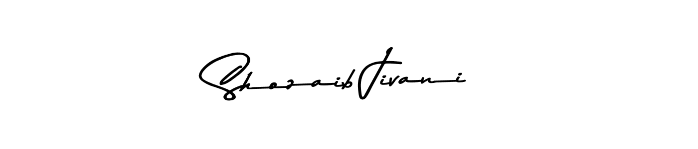 Use a signature maker to create a handwritten signature online. With this signature software, you can design (Asem Kandis PERSONAL USE) your own signature for name Shozaib Jivani. Shozaib Jivani signature style 9 images and pictures png