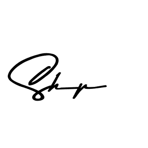 Create a beautiful signature design for name Shp. With this signature (Asem Kandis PERSONAL USE) fonts, you can make a handwritten signature for free. Shp signature style 9 images and pictures png