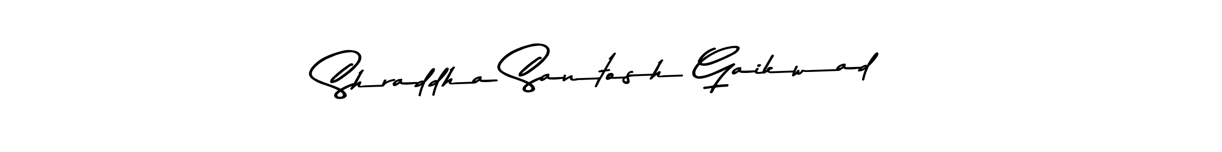 Also You can easily find your signature by using the search form. We will create Shraddha Santosh Gaikwad name handwritten signature images for you free of cost using Asem Kandis PERSONAL USE sign style. Shraddha Santosh Gaikwad signature style 9 images and pictures png