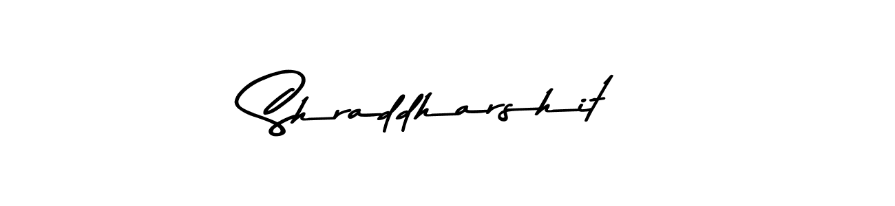 The best way (Asem Kandis PERSONAL USE) to make a short signature is to pick only two or three words in your name. The name Shraddharshit include a total of six letters. For converting this name. Shraddharshit signature style 9 images and pictures png