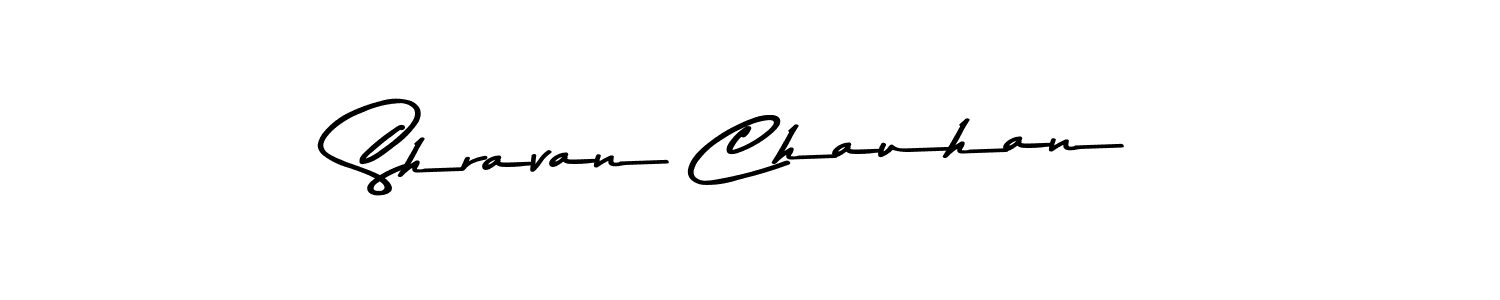 Shravan Chauhan stylish signature style. Best Handwritten Sign (Asem Kandis PERSONAL USE) for my name. Handwritten Signature Collection Ideas for my name Shravan Chauhan. Shravan Chauhan signature style 9 images and pictures png
