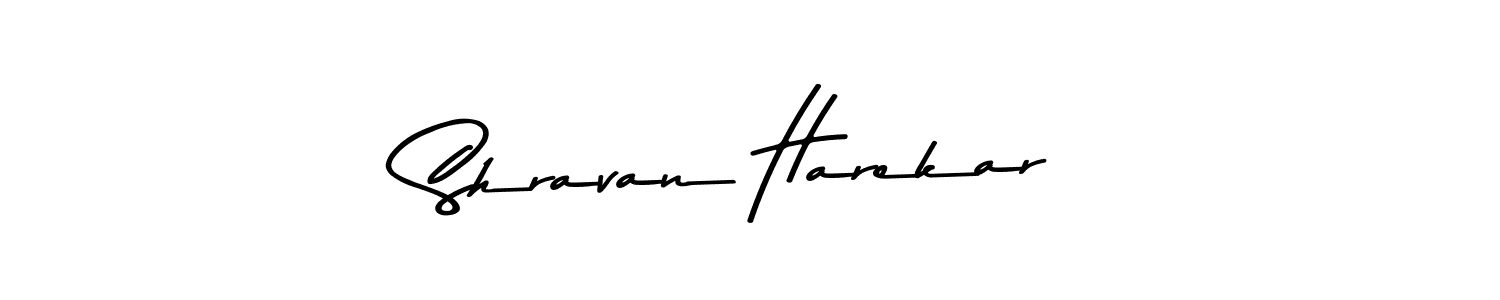 How to make Shravan Harekar signature? Asem Kandis PERSONAL USE is a professional autograph style. Create handwritten signature for Shravan Harekar name. Shravan Harekar signature style 9 images and pictures png