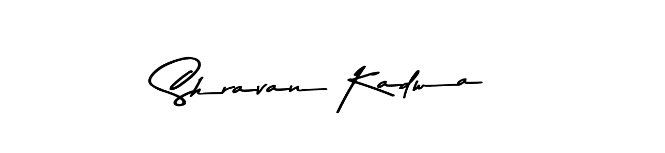 Design your own signature with our free online signature maker. With this signature software, you can create a handwritten (Asem Kandis PERSONAL USE) signature for name Shravan Kadwa. Shravan Kadwa signature style 9 images and pictures png