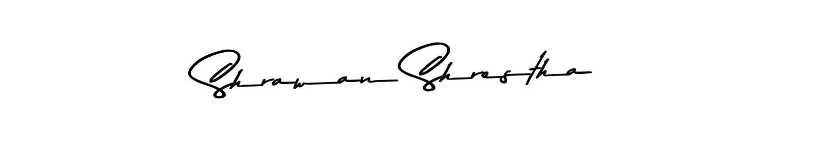 Design your own signature with our free online signature maker. With this signature software, you can create a handwritten (Asem Kandis PERSONAL USE) signature for name Shrawan Shrestha. Shrawan Shrestha signature style 9 images and pictures png