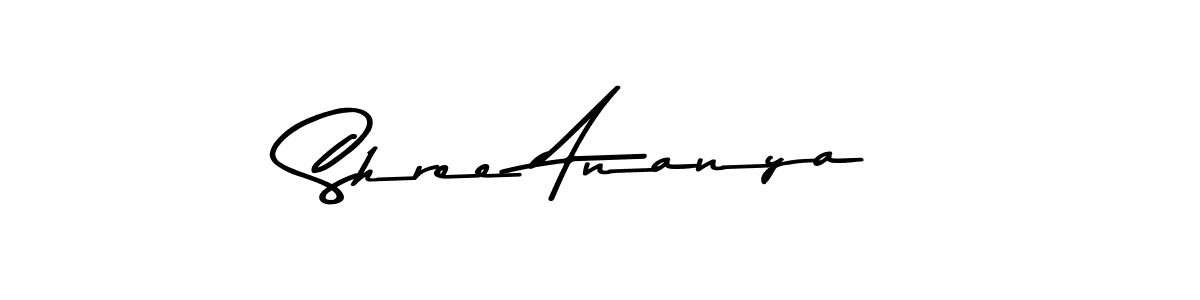 The best way (Asem Kandis PERSONAL USE) to make a short signature is to pick only two or three words in your name. The name Shree Ananya include a total of six letters. For converting this name. Shree Ananya signature style 9 images and pictures png