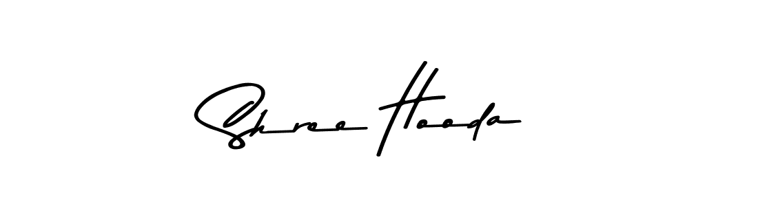 How to make Shree Hooda signature? Asem Kandis PERSONAL USE is a professional autograph style. Create handwritten signature for Shree Hooda name. Shree Hooda signature style 9 images and pictures png