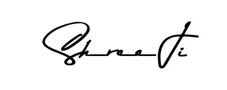 A modern signature idea for name Shree Ji using Asem Kandis PERSONAL USE font. Clean strokes and elegant curves make it stand out instantly. Shree Ji signature style 9 images and pictures png