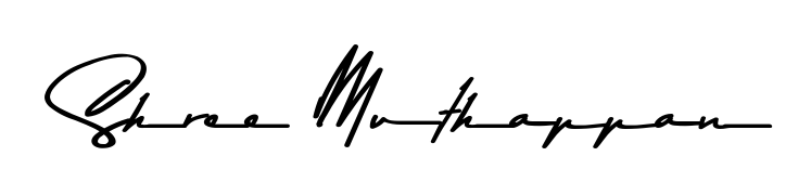How to make Shree Muthappan name signature. Use Asem Kandis PERSONAL USE style for creating short signs online. This is the latest handwritten sign. Shree Muthappan signature style 9 images and pictures png