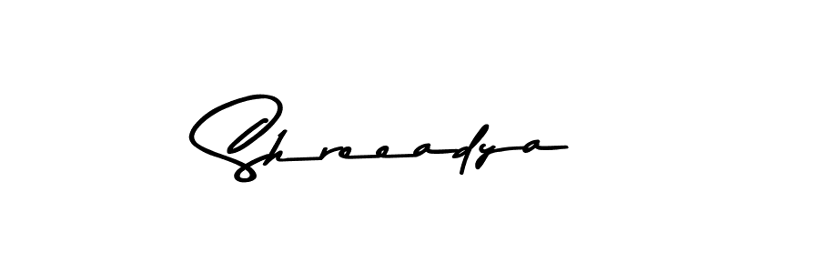 How to make Shreeadya signature? Asem Kandis PERSONAL USE is a professional autograph style. Create handwritten signature for Shreeadya name. Shreeadya signature style 9 images and pictures png