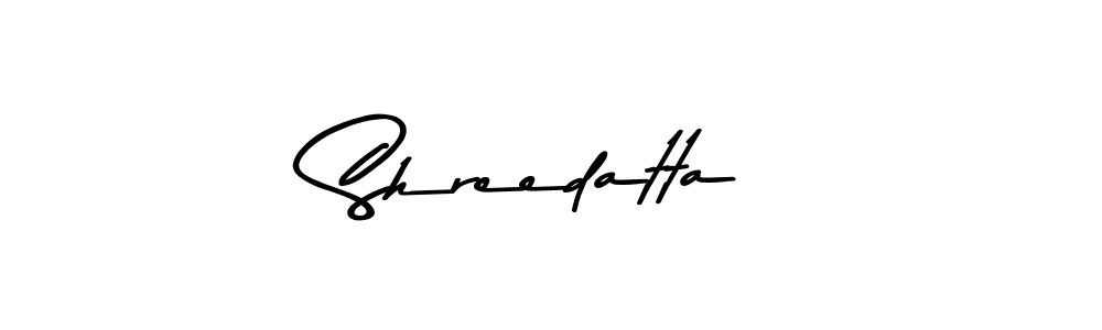 How to make Shreedatta signature? Asem Kandis PERSONAL USE is a professional autograph style. Create handwritten signature for Shreedatta name. Shreedatta signature style 9 images and pictures png