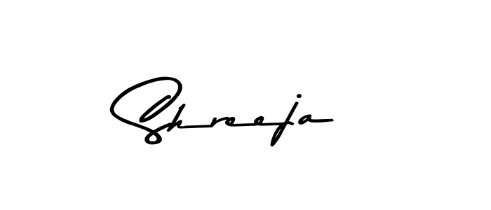 Make a beautiful signature design for name Shreeja. With this signature (Asem Kandis PERSONAL USE) style, you can create a handwritten signature for free. Shreeja signature style 9 images and pictures png