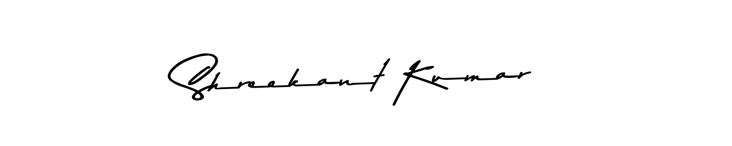 You should practise on your own different ways (Asem Kandis PERSONAL USE) to write your name (Shreekant Kumar) in signature. don't let someone else do it for you. Shreekant Kumar signature style 9 images and pictures png