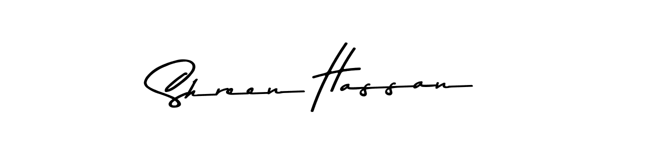 The best way (Asem Kandis PERSONAL USE) to make a short signature is to pick only two or three words in your name. The name Shreen Hassan include a total of six letters. For converting this name. Shreen Hassan signature style 9 images and pictures png