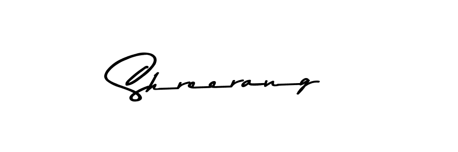 How to make Shreerang signature? Asem Kandis PERSONAL USE is a professional autograph style. Create handwritten signature for Shreerang name. Shreerang signature style 9 images and pictures png