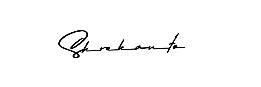 You should practise on your own different ways (Asem Kandis PERSONAL USE) to write your name (Shrekanto) in signature. don't let someone else do it for you. Shrekanto signature style 9 images and pictures png