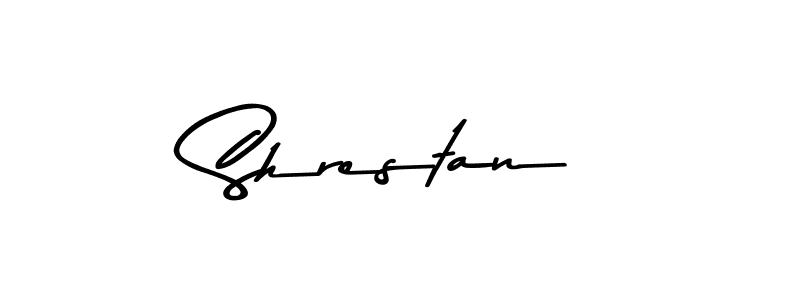 Use a signature maker to create a handwritten signature online. With this signature software, you can design (Asem Kandis PERSONAL USE) your own signature for name Shrestan. Shrestan signature style 9 images and pictures png