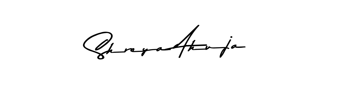 Shreya Ahuja stylish signature style. Best Handwritten Sign (Asem Kandis PERSONAL USE) for my name. Handwritten Signature Collection Ideas for my name Shreya Ahuja. Shreya Ahuja signature style 9 images and pictures png