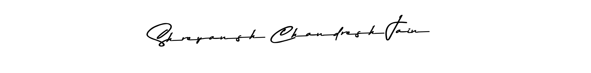 Similarly Asem Kandis PERSONAL USE is the best handwritten signature design. Signature creator online .You can use it as an online autograph creator for name Shreyansh Chandresh Jain. Shreyansh Chandresh Jain signature style 9 images and pictures png