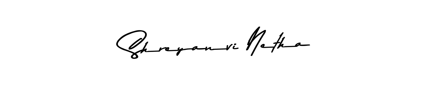 How to make Shreyanvi Netha signature? Asem Kandis PERSONAL USE is a professional autograph style. Create handwritten signature for Shreyanvi Netha name. Shreyanvi Netha signature style 9 images and pictures png