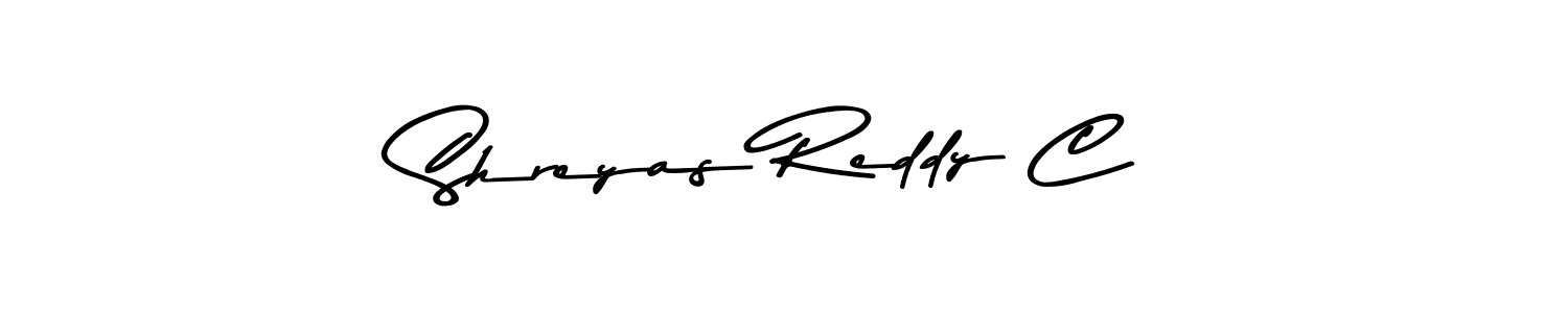 Asem Kandis PERSONAL USE is a professional signature style that is perfect for those who want to add a touch of class to their signature. It is also a great choice for those who want to make their signature more unique. Get Shreyas Reddy C name to fancy signature for free. Shreyas Reddy C signature style 9 images and pictures png