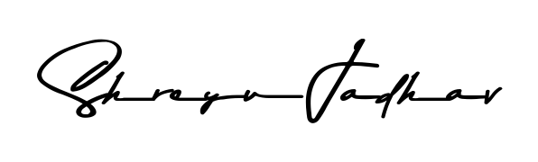 A modern signature idea for name Shreyu Jadhav using Asem Kandis PERSONAL USE font. Clean strokes and elegant curves make it stand out instantly. Shreyu Jadhav signature style 9 images and pictures png
