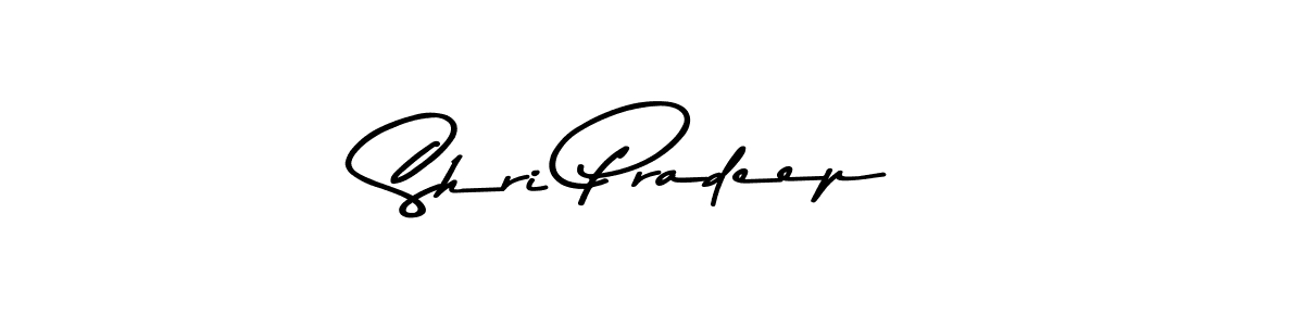 Use a signature maker to create a handwritten signature online. With this signature software, you can design (Asem Kandis PERSONAL USE) your own signature for name Shri Pradeep. Shri Pradeep signature style 9 images and pictures png