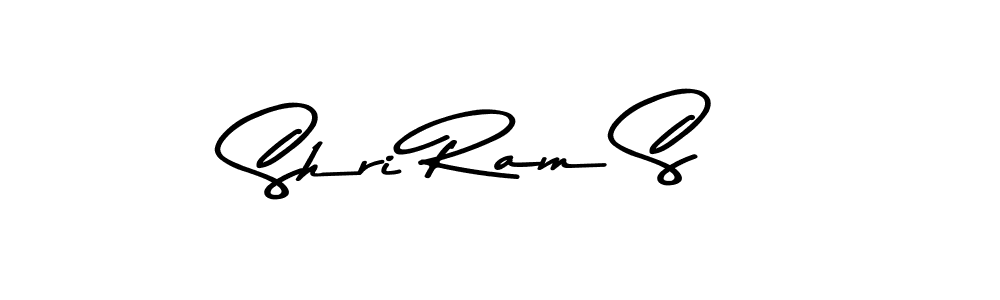 Create a beautiful signature design for name Shri Ram S. With this signature (Asem Kandis PERSONAL USE) fonts, you can make a handwritten signature for free. Shri Ram S signature style 9 images and pictures png