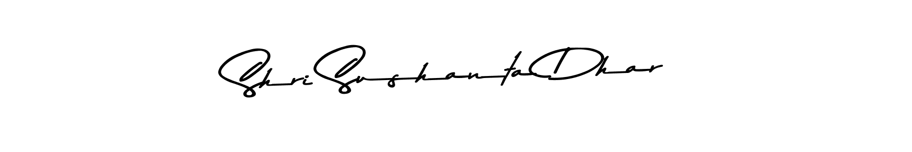The best way (Asem Kandis PERSONAL USE) to make a short signature is to pick only two or three words in your name. The name Shri Sushanta Dhar include a total of six letters. For converting this name. Shri Sushanta Dhar signature style 9 images and pictures png