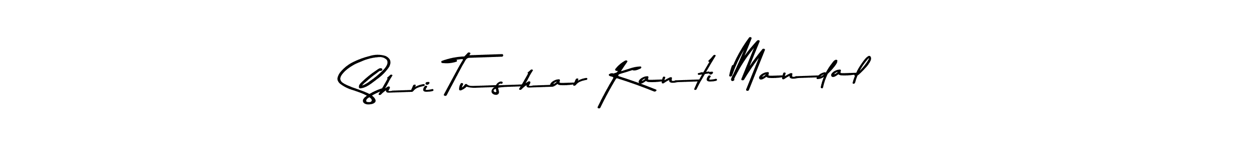 How to make Shri Tushar Kanti Mandal name signature. Use Asem Kandis PERSONAL USE style for creating short signs online. This is the latest handwritten sign. Shri Tushar Kanti Mandal signature style 9 images and pictures png