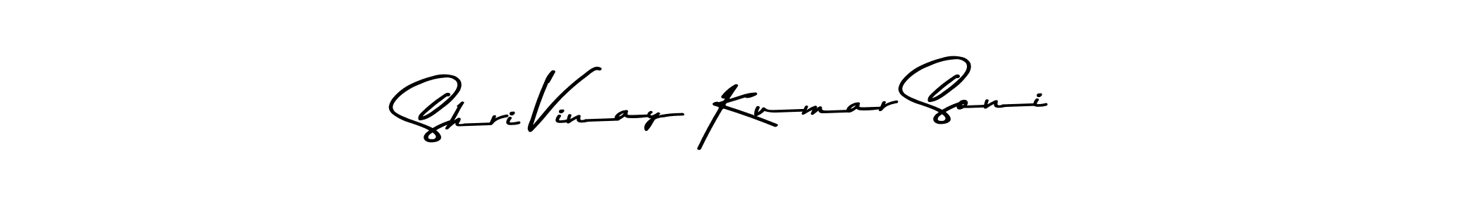 How to make Shri Vinay Kumar Soni name signature. Use Asem Kandis PERSONAL USE style for creating short signs online. This is the latest handwritten sign. Shri Vinay Kumar Soni signature style 9 images and pictures png