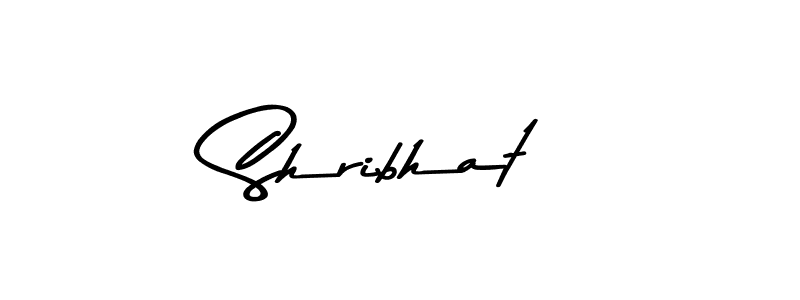 Create a beautiful signature design for name Shribhat. With this signature (Asem Kandis PERSONAL USE) fonts, you can make a handwritten signature for free. Shribhat signature style 9 images and pictures png