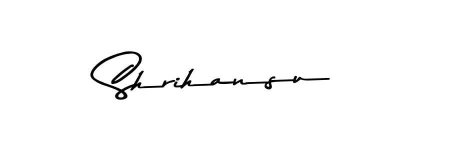 How to make Shrihansu signature? Asem Kandis PERSONAL USE is a professional autograph style. Create handwritten signature for Shrihansu name. Shrihansu signature style 9 images and pictures png