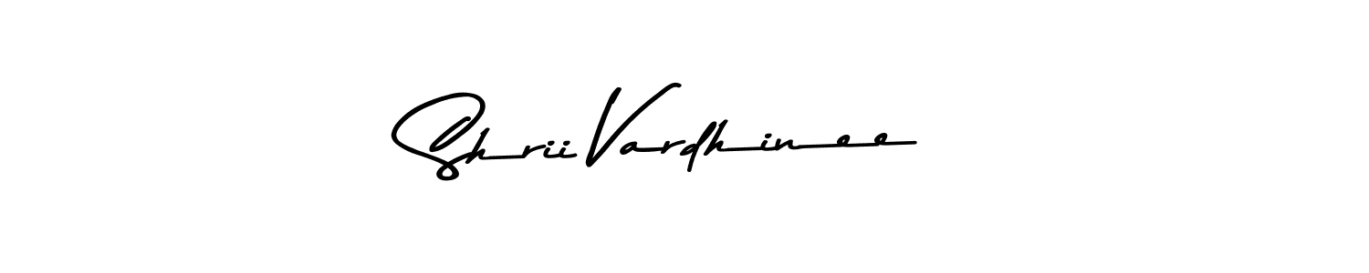 Design your own signature with our free online signature maker. With this signature software, you can create a handwritten (Asem Kandis PERSONAL USE) signature for name Shrii Vardhinee. Shrii Vardhinee signature style 9 images and pictures png