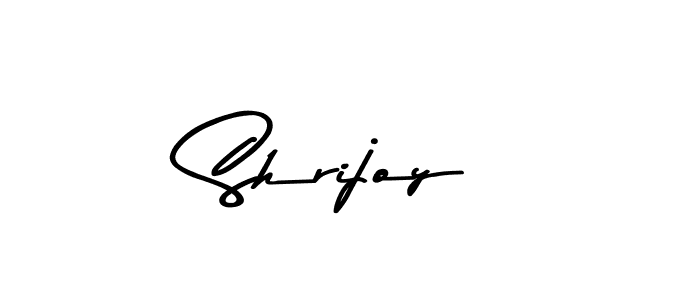 Design your own signature with our free online signature maker. With this signature software, you can create a handwritten (Asem Kandis PERSONAL USE) signature for name Shrijoy. Shrijoy signature style 9 images and pictures png