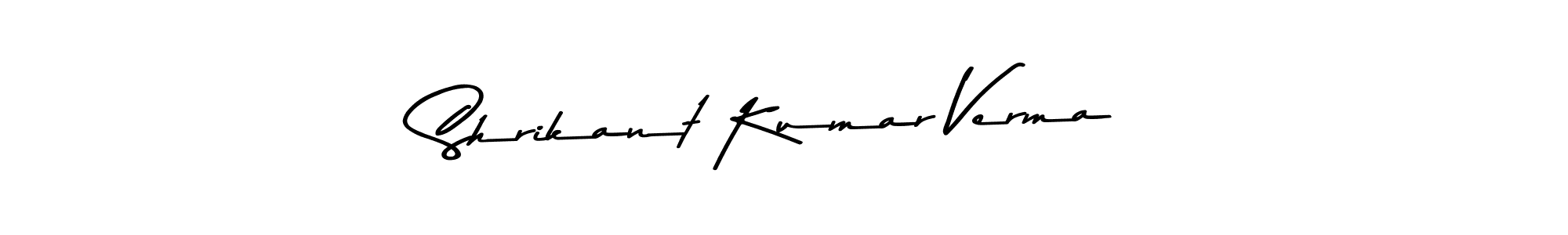 This is the best signature style for the Shrikant Kumar Verma name. Also you like these signature font (Asem Kandis PERSONAL USE). Mix name signature. Shrikant Kumar Verma signature style 9 images and pictures png