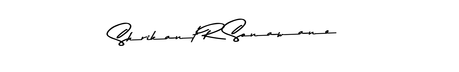 Create a beautiful signature design for name Shrikant R Sonawane. With this signature (Asem Kandis PERSONAL USE) fonts, you can make a handwritten signature for free. Shrikant R Sonawane signature style 9 images and pictures png